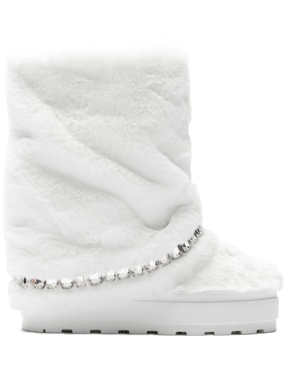 Casadei Double Face Ortisei 高跟靴子（8厘米） - 白色
