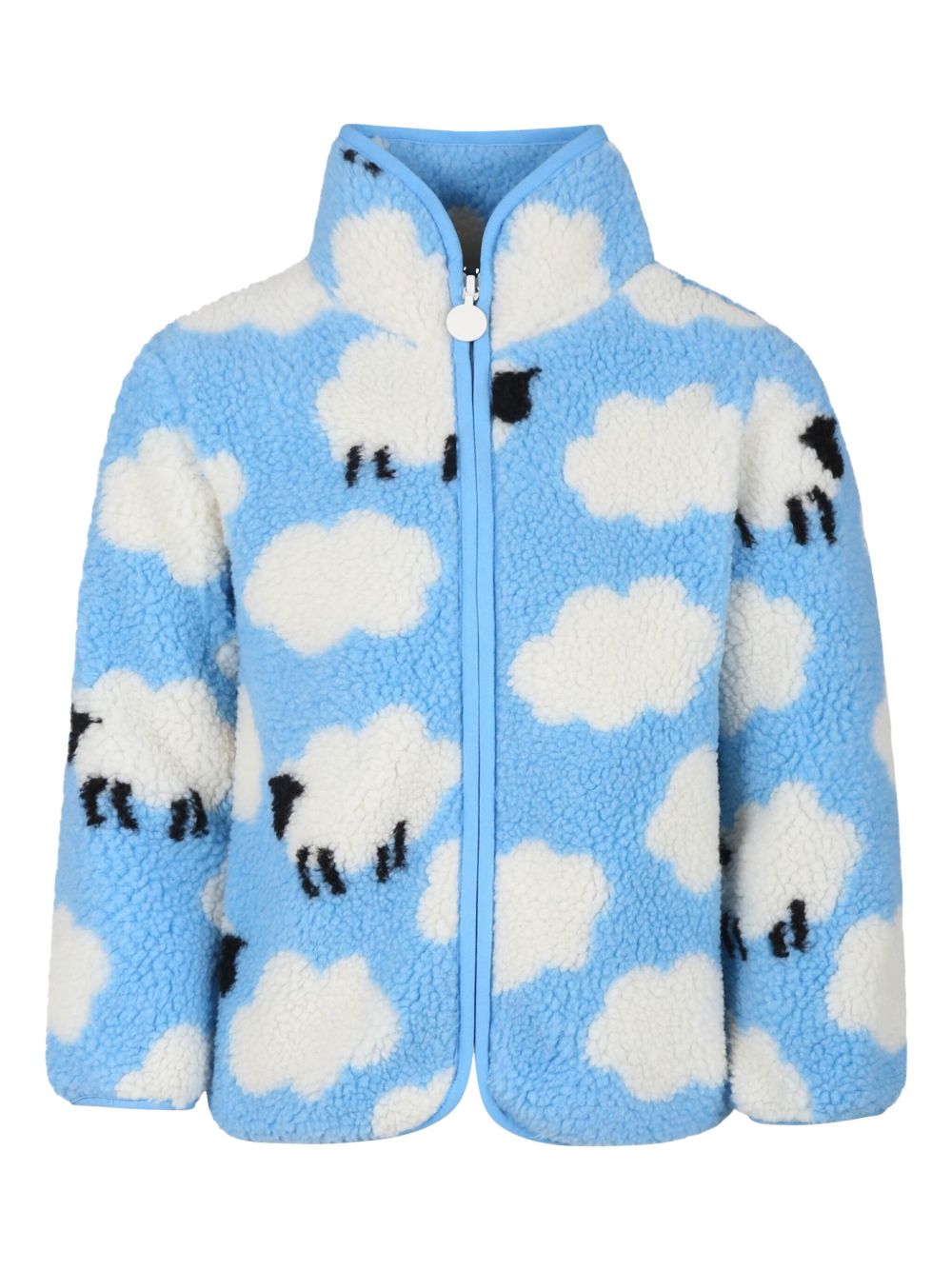 Stella McCartney Kids 云朵印花夹克 - 蓝色