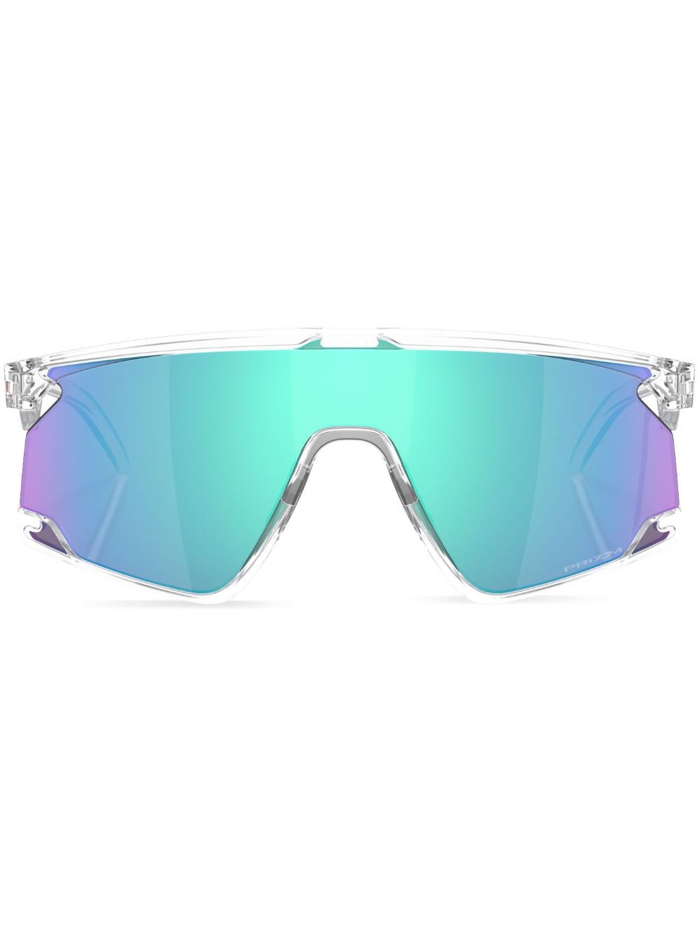 Oakley 透明面罩式太阳眼镜 - 白色