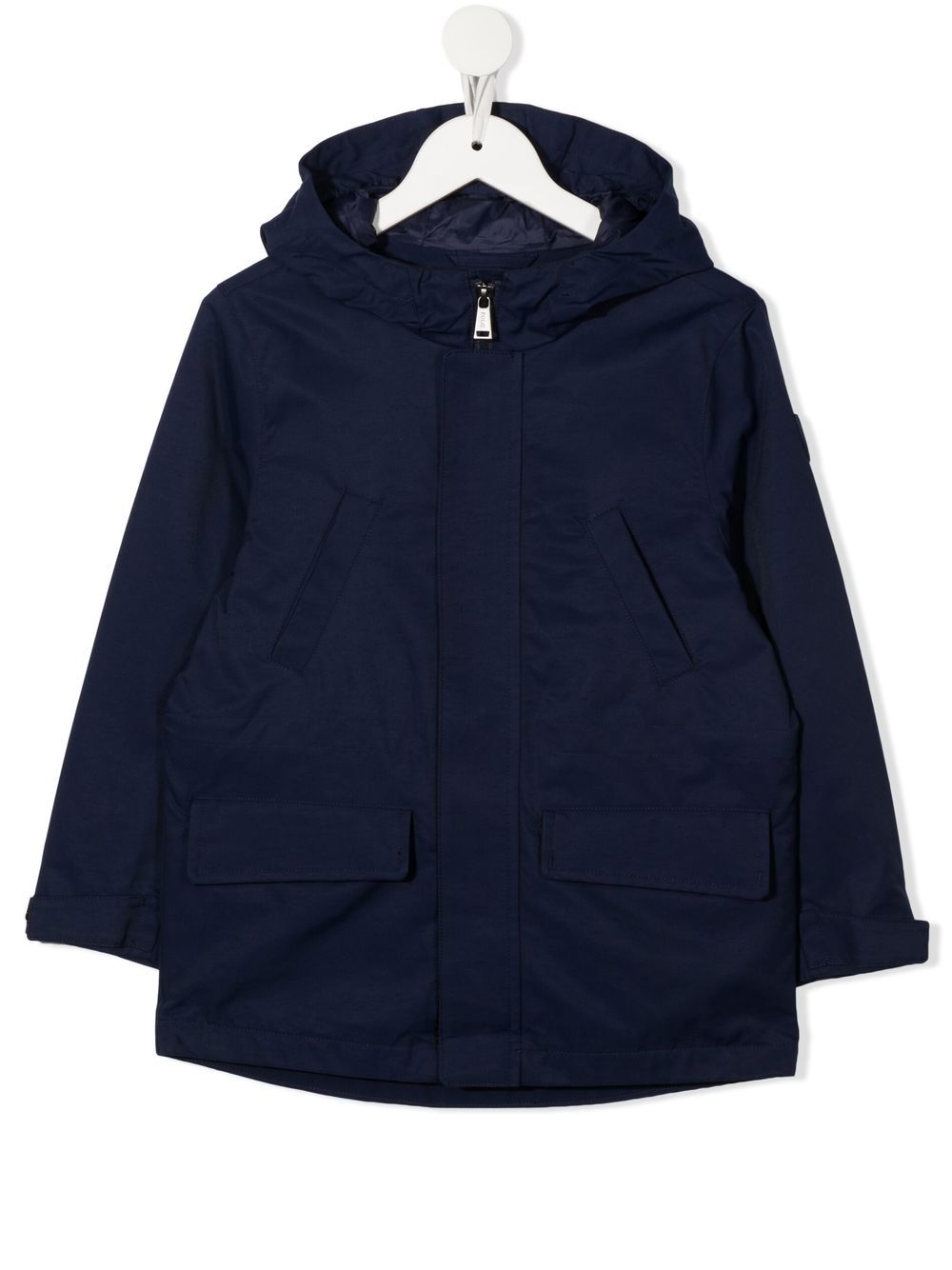 POLO RALPH LAUREN KIDS 连帽防风夹克 - 蓝色
