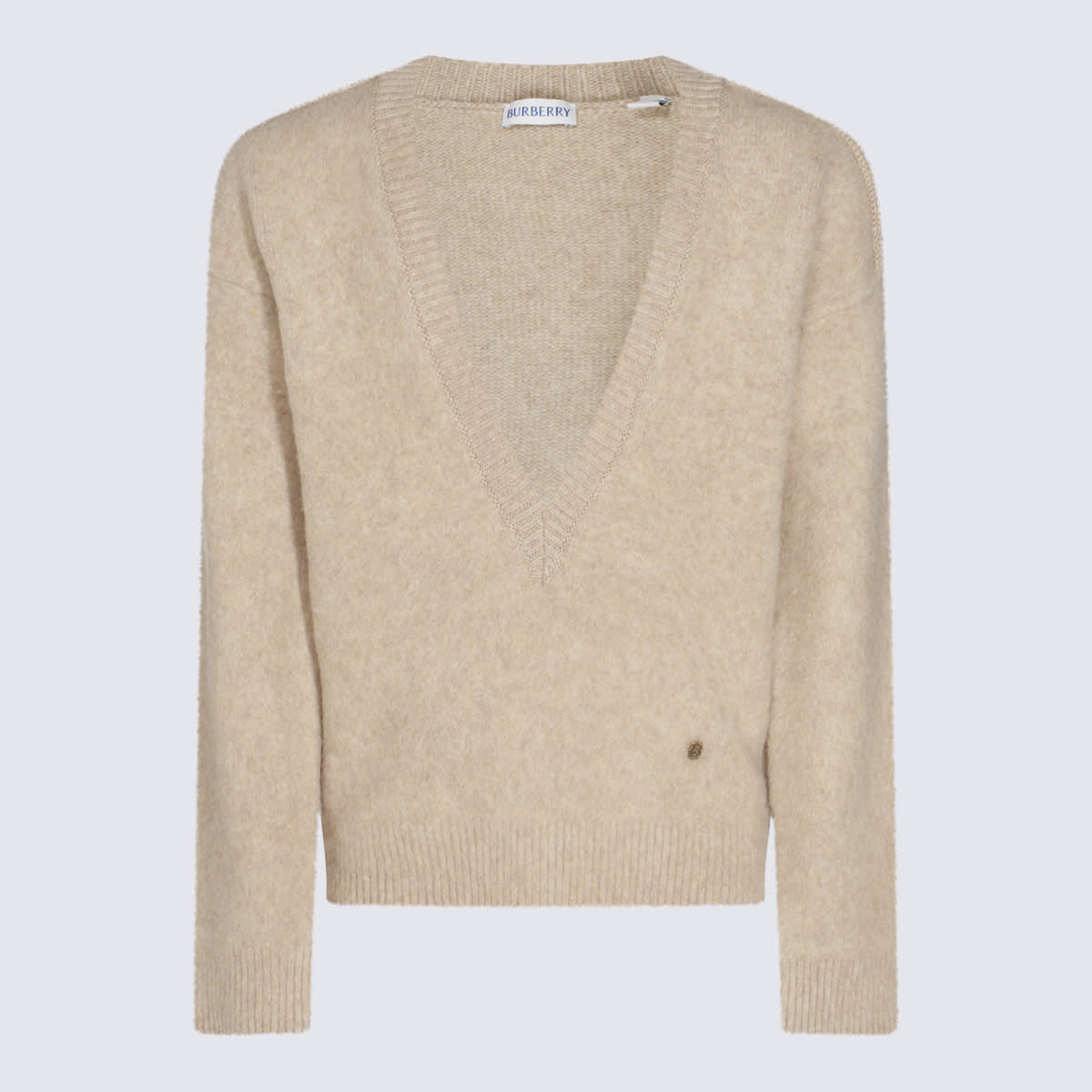 Burberry 米色羊毛针织衫