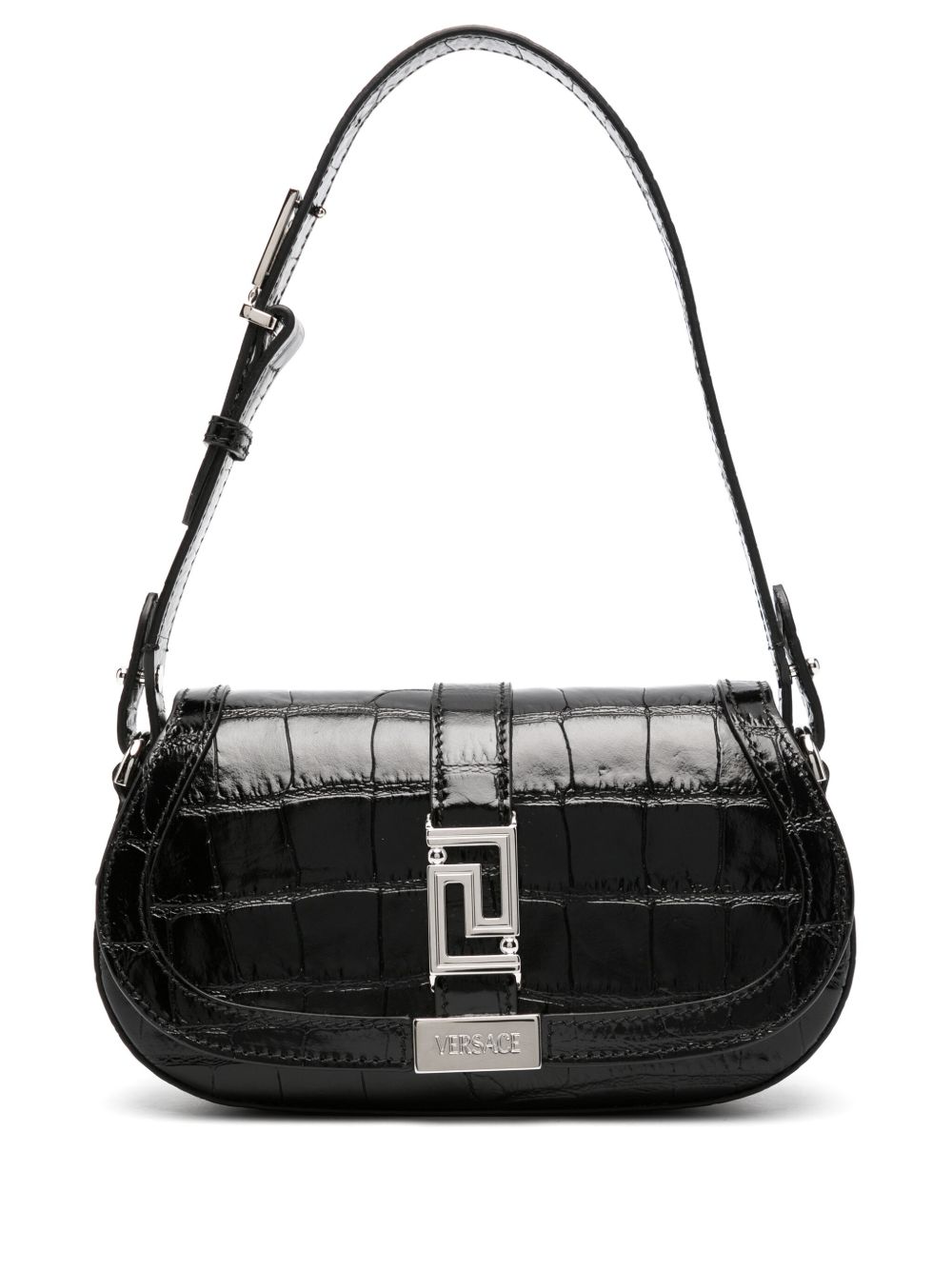 Versace Greca Goddess 单肩包 - 黑色