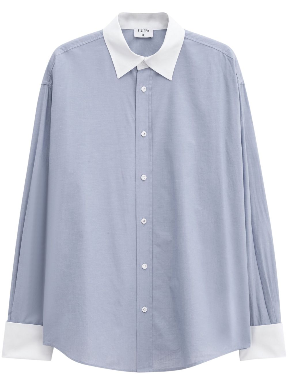 Filippa K 棉塔士多衬衫 - 蓝色