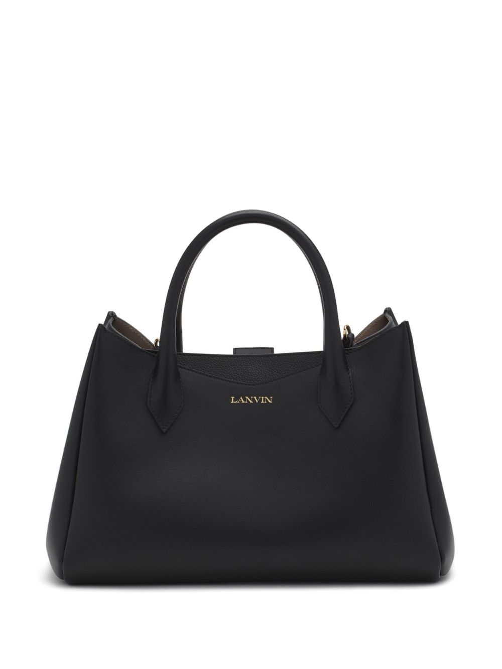 Lanvin logo标记手提包 - 黑色