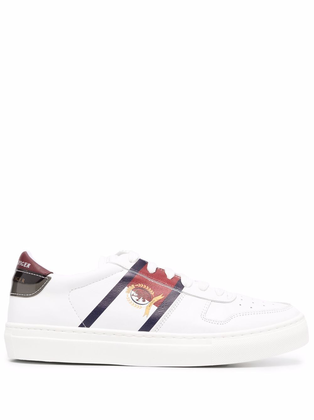 Tommy Hilfiger logo低帮运动鞋 - 白色
