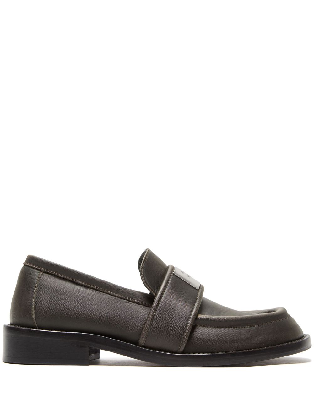 Acne Studios 皮质乐福鞋 - 褐色