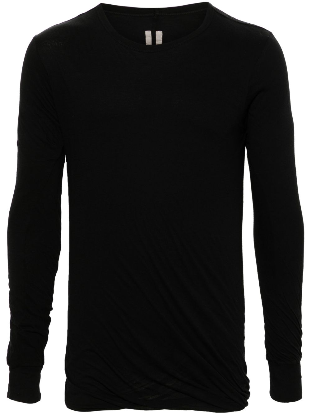 Rick Owens Double 棉T恤 - 黑色