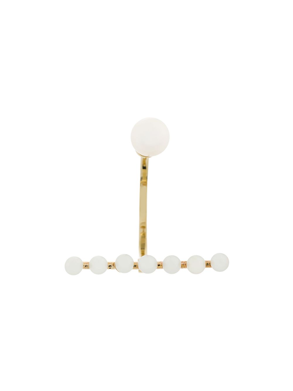 Delfina Delettrez 9kt黄金Gold Vein耳环 - 金属色