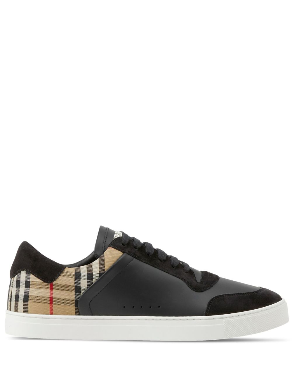 Burberry 经典格纹运动鞋 - 黑色