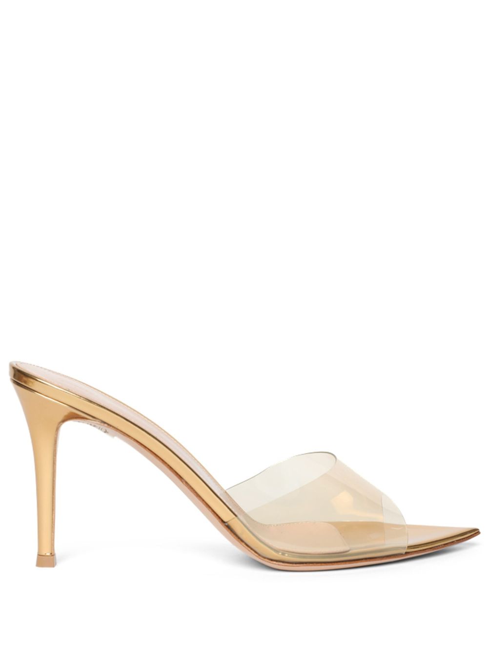 Gianvito Rossi Elle 高跟穆勒鞋 - 中性色