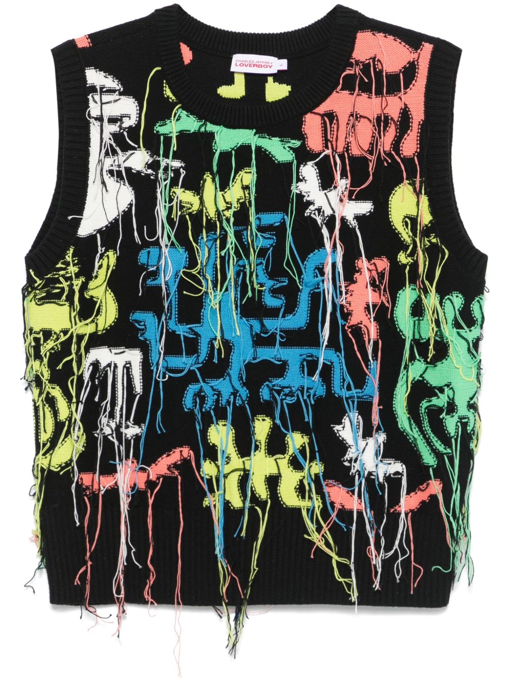 Charles Jeffrey Loverboy Guddle 马甲 - 黑色