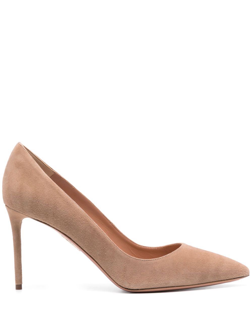 Aquazzura Purist 高跟鞋（8.5厘米） - 褐色