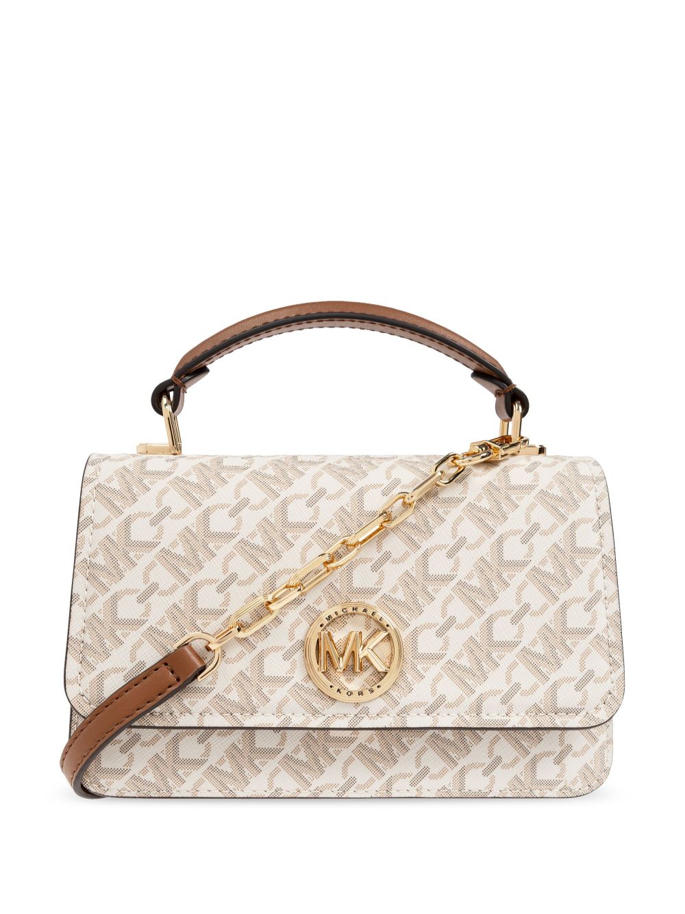 Michael Michael Kors 经典印花logo标牌托特包 - 中性色