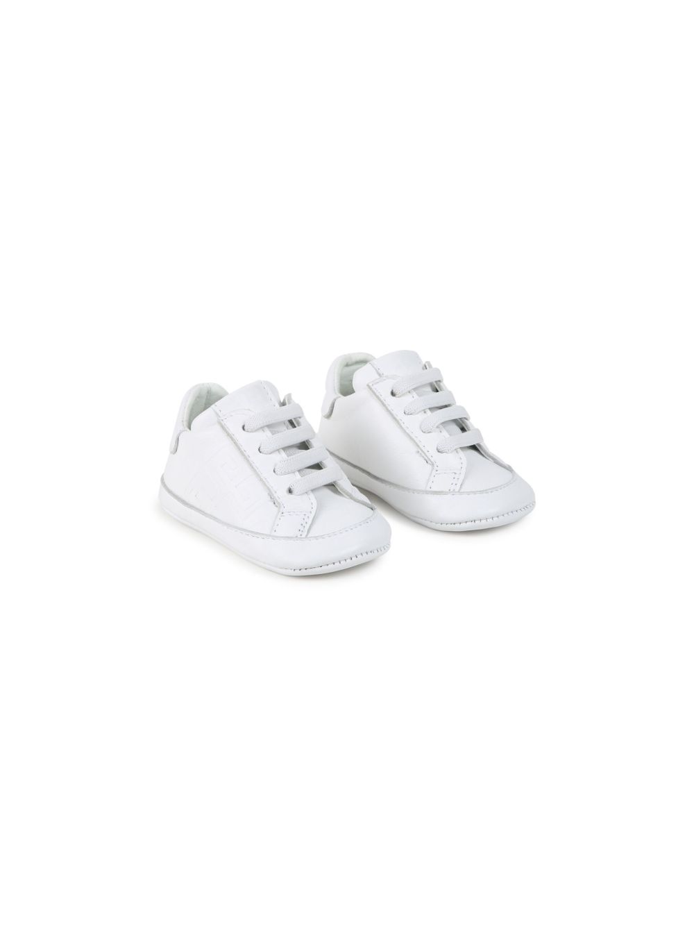 Givenchy Kids 4G 皮质学步鞋 - 白色