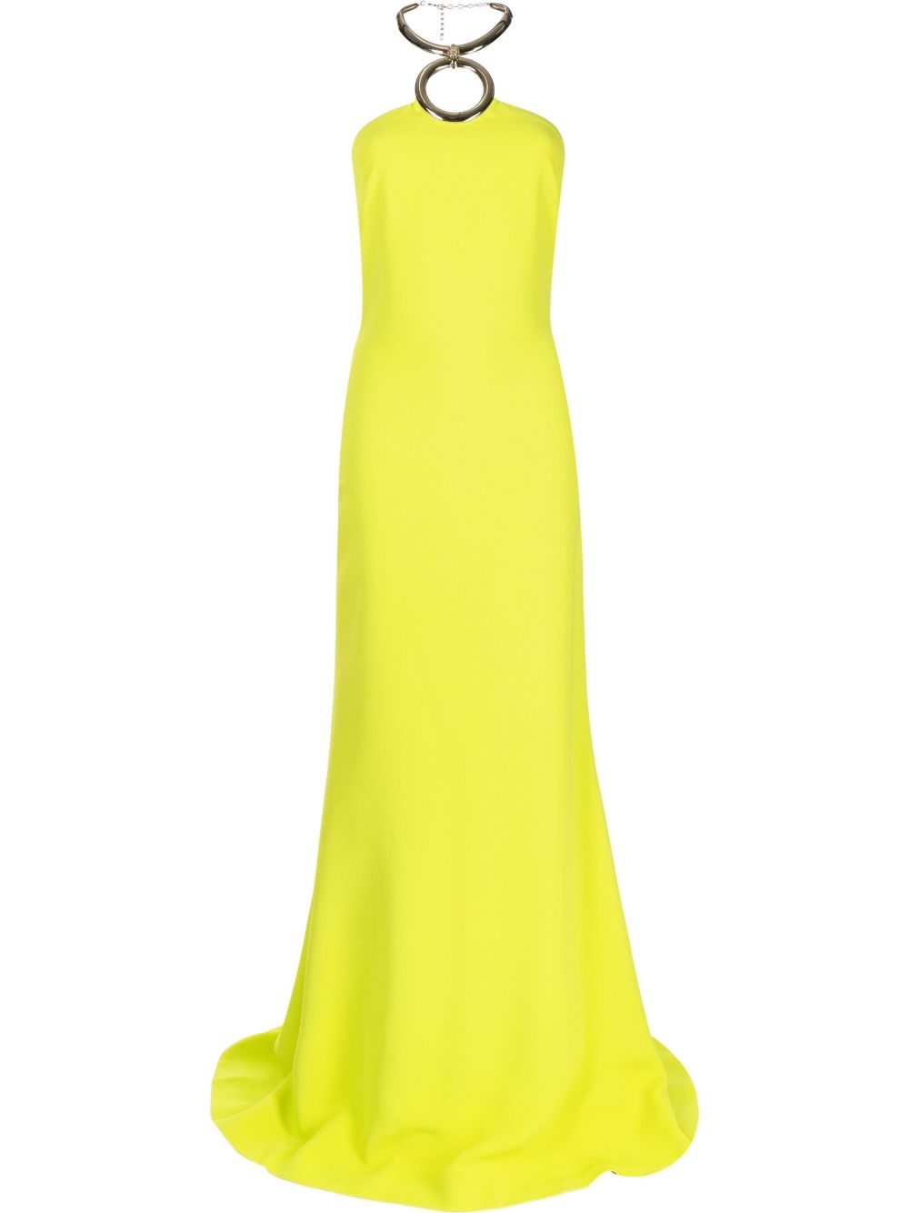 Elie Saab 圈环五金配件礼服 - 绿色