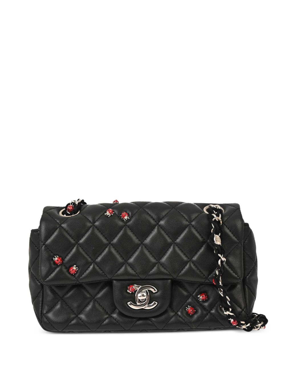 CHANEL Pre-Owned Ladybug Classic Flap 单肩包（2010年典藏款） - 黑色