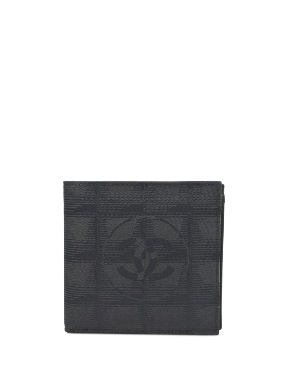 CHANEL Pre-Owned 2000 Travel Line Choco Bar wallet - 黑色
