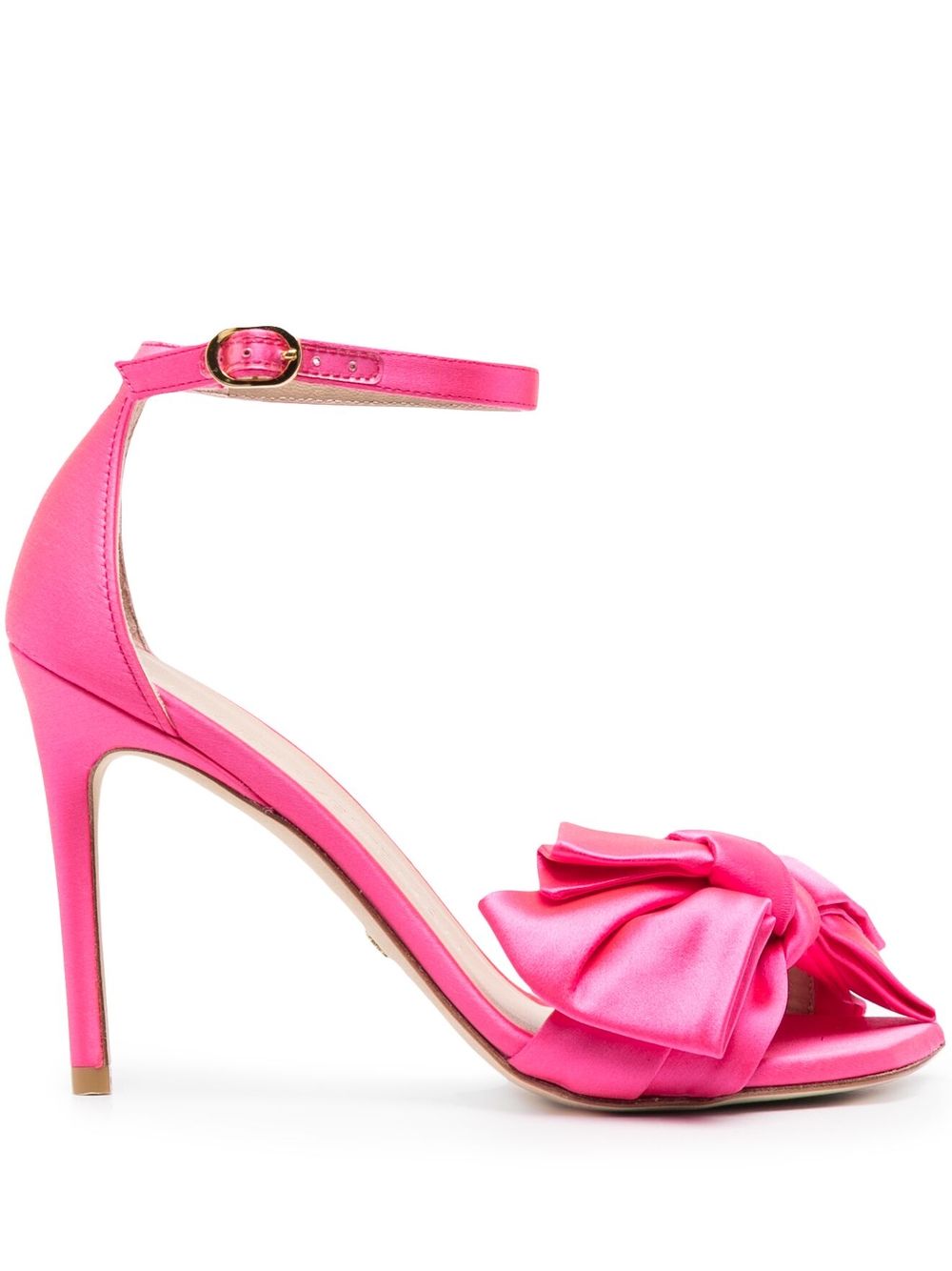 Stuart Weitzman 皮质高跟凉鞋 - 粉色