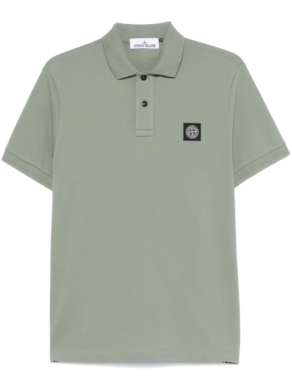 Stone Island Compass 图案polo衫 - 绿色