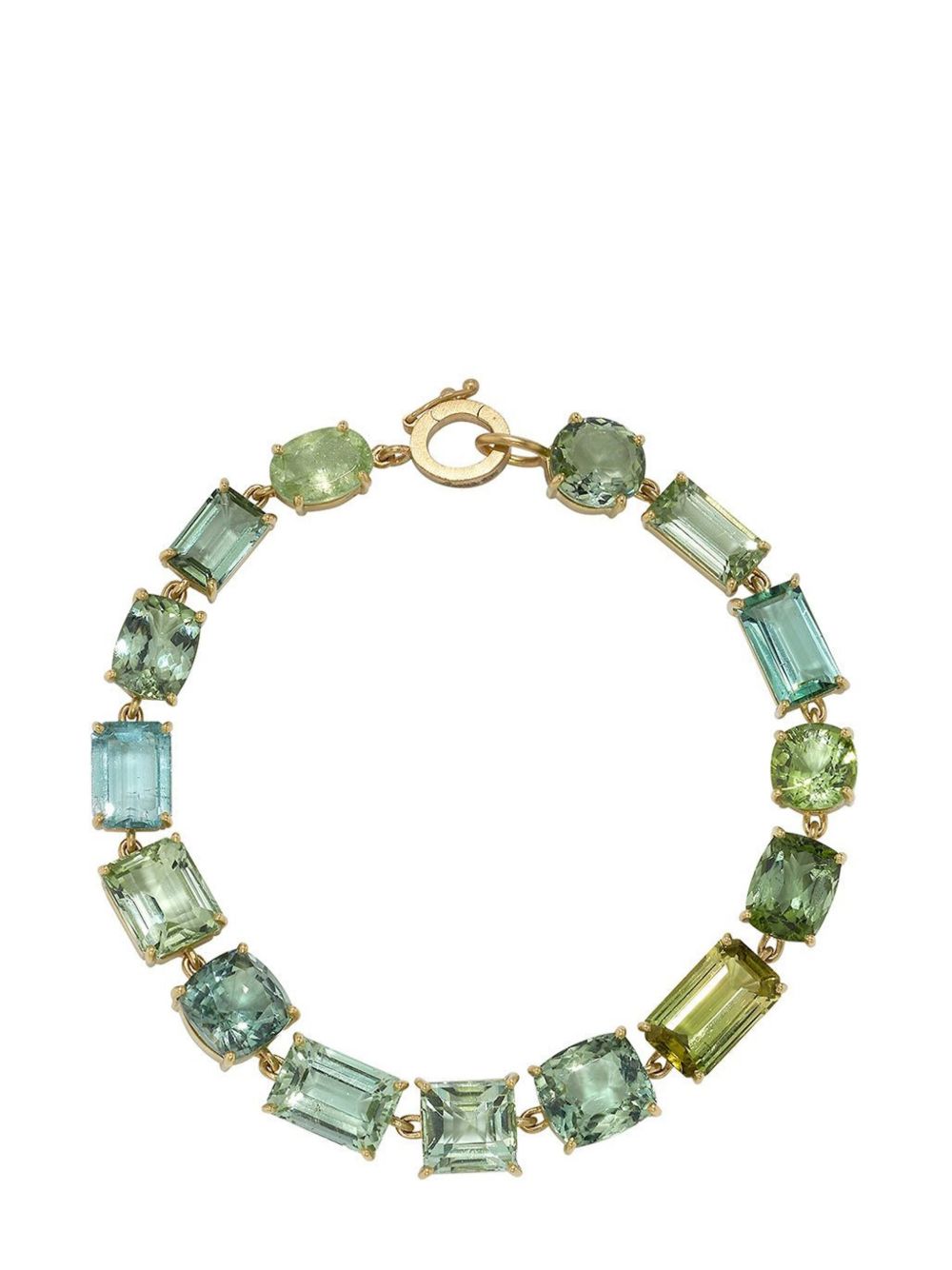 Irene Neuwirth 18K黄金 Gemmy Gem 碧玺手链 - 金色
