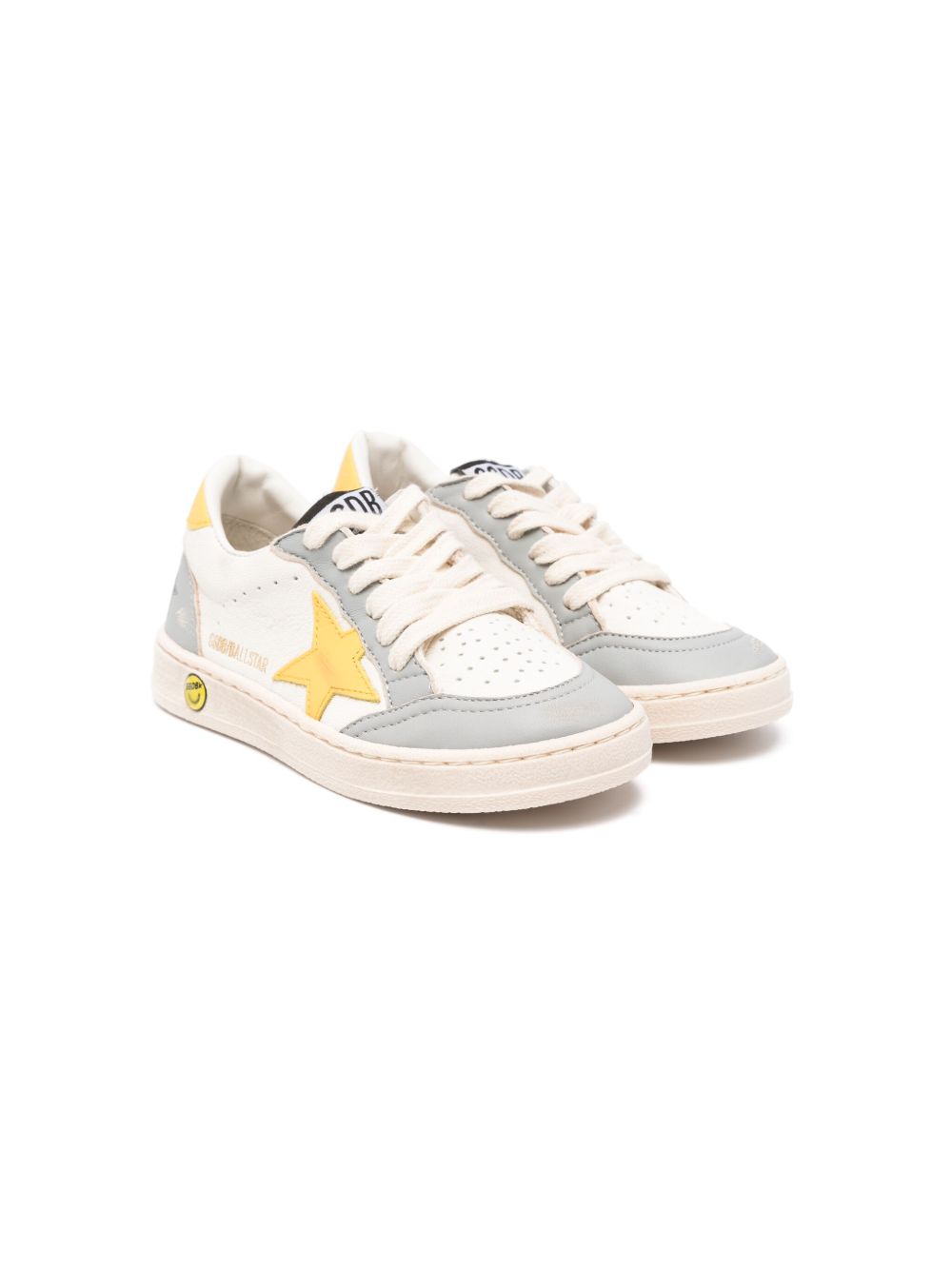 Golden Goose Kids Ball Star 运动鞋 - 白色