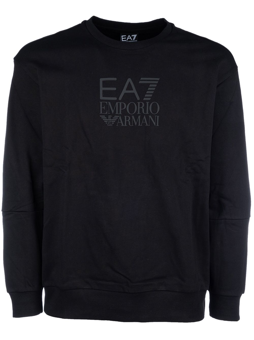 Ea7 Emporio Armani 印花卫衣 - 黑色