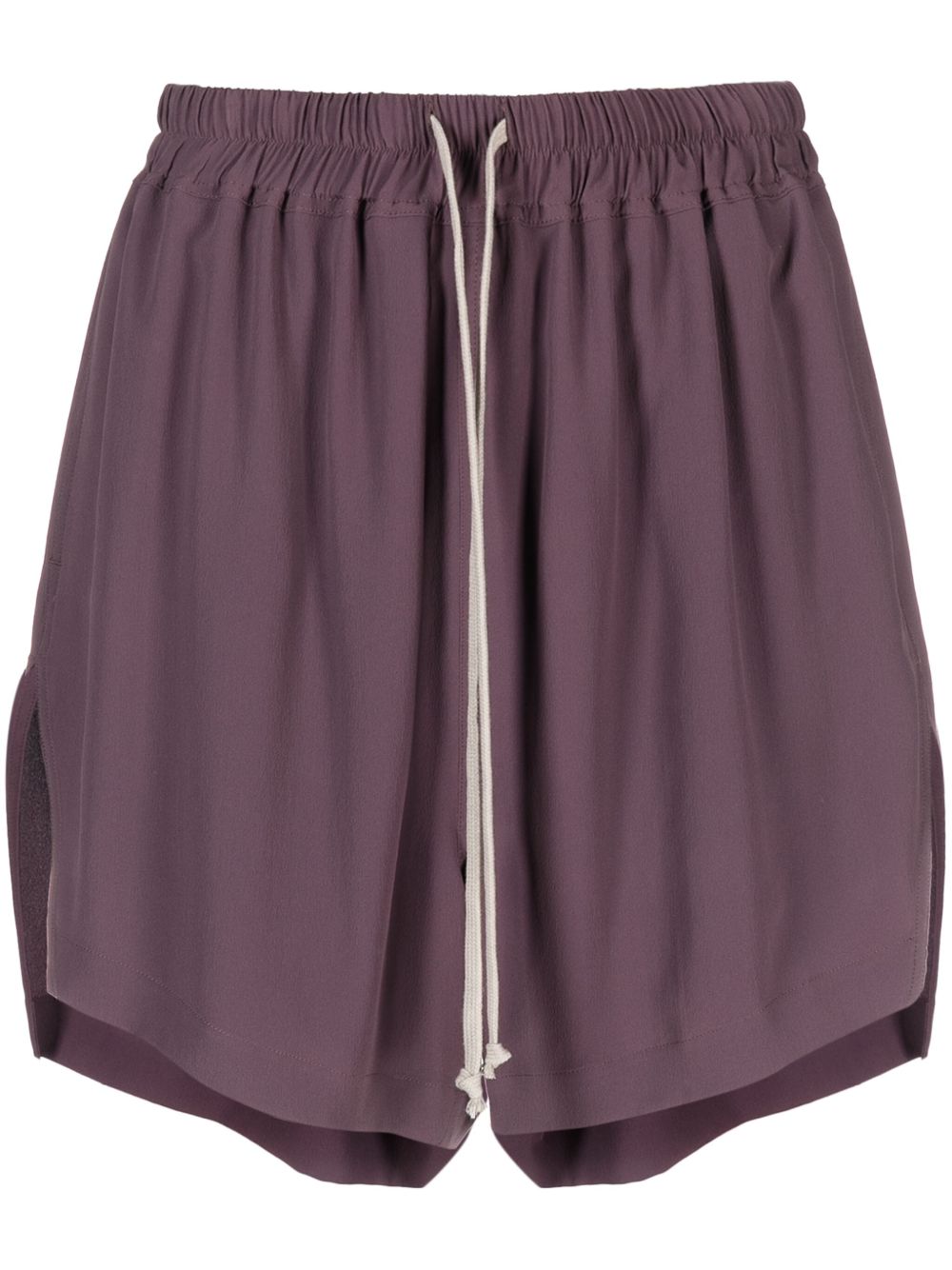 Rick Owens Boxers 抽绳裤腰短裤 - 紫色