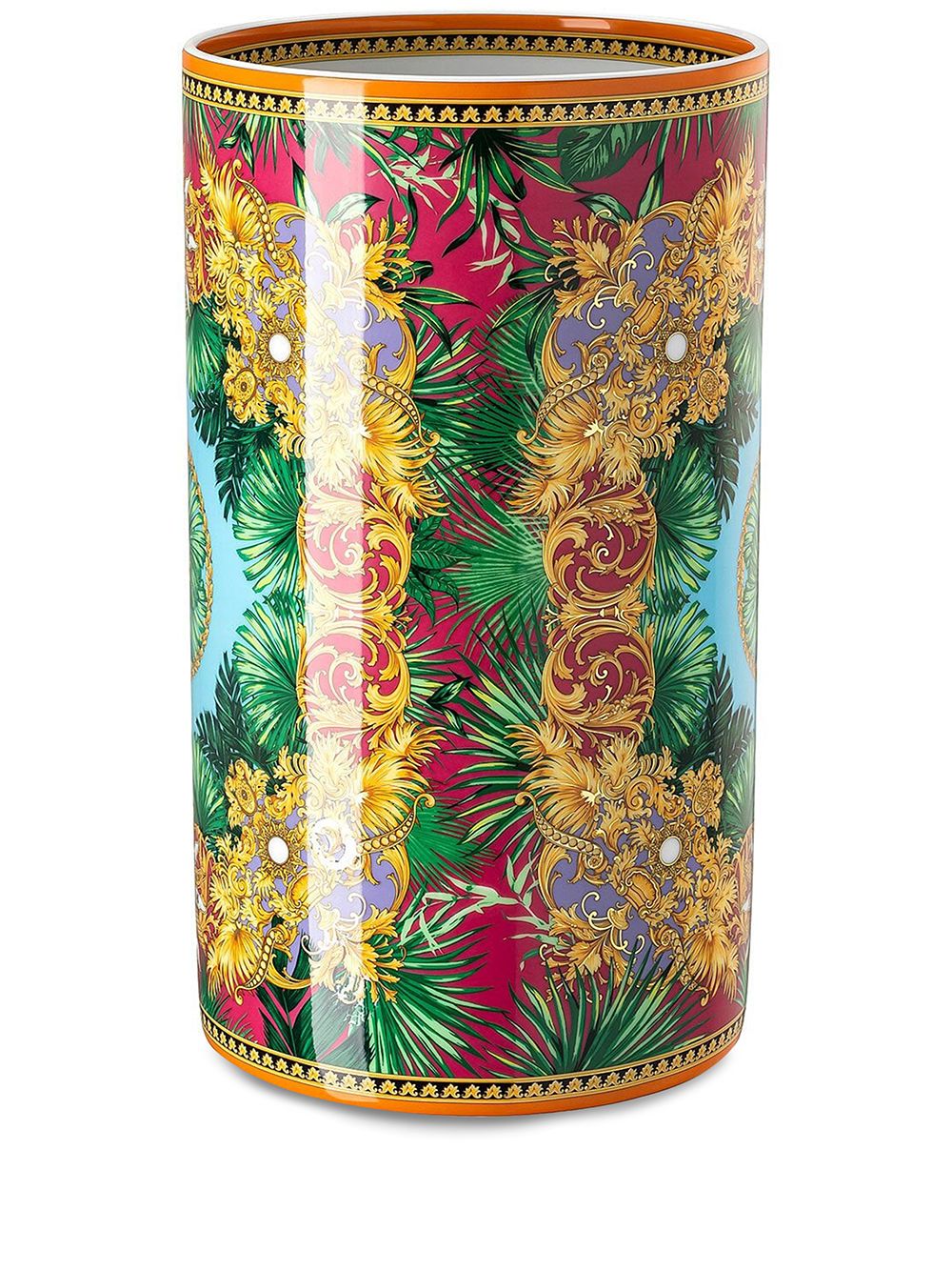 Versace 范思哲 Jungle Animalier 陶瓷花瓶 - 蓝色