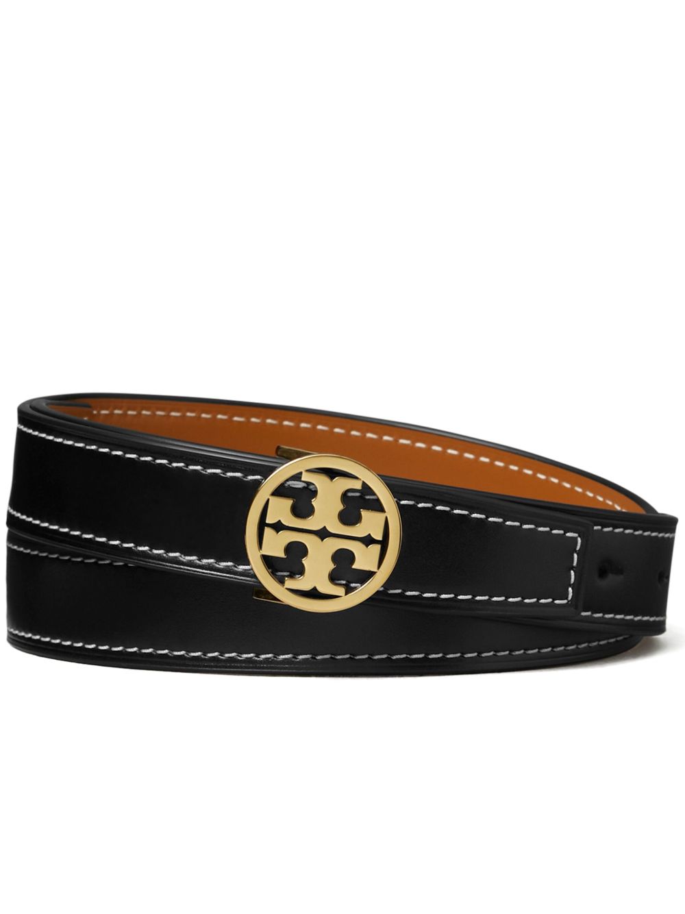 Tory Burch Miller 双面腰带 - 黑色