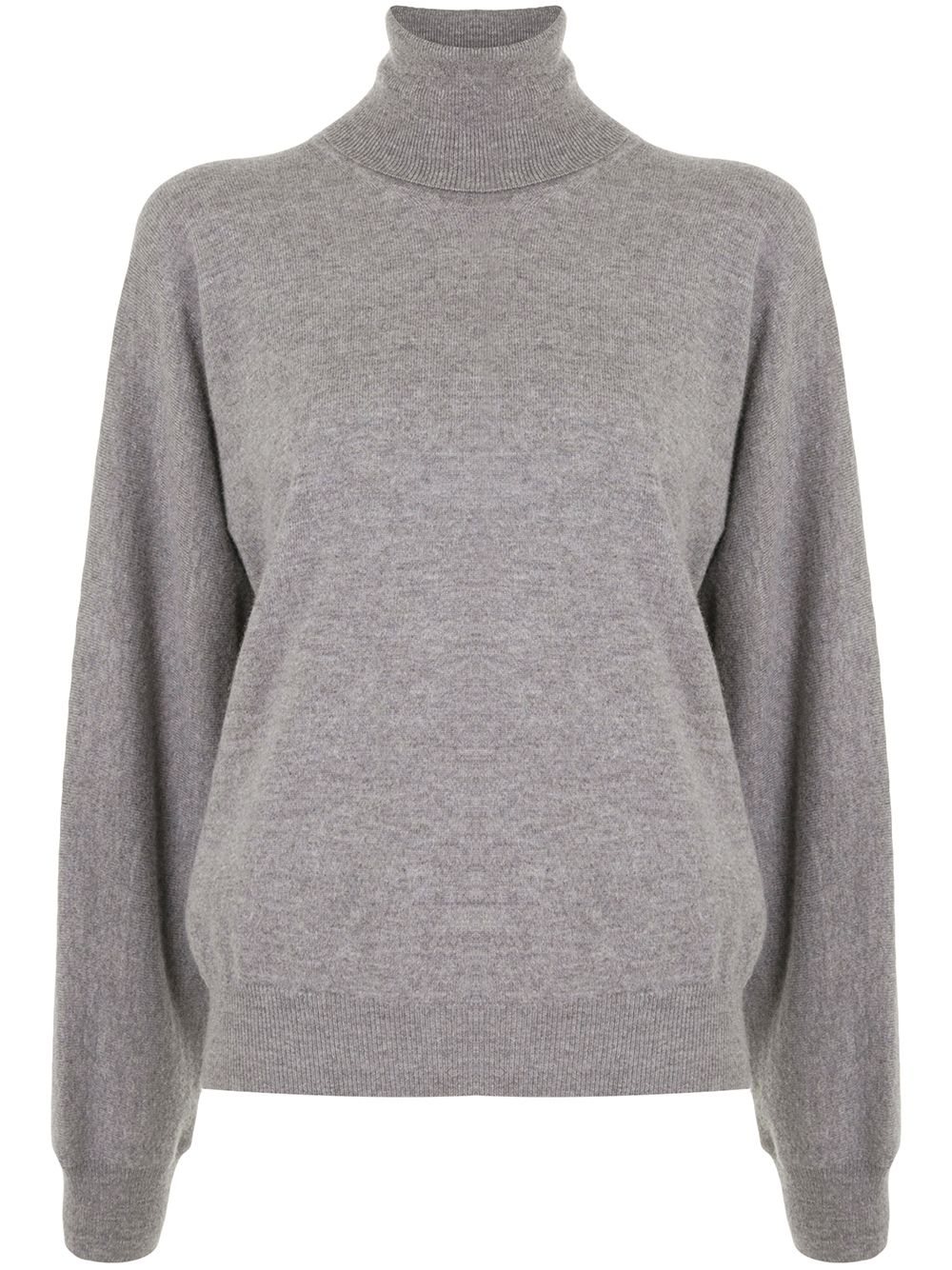 Maison Margiela 四缝饰细节高领毛衣 - 灰色