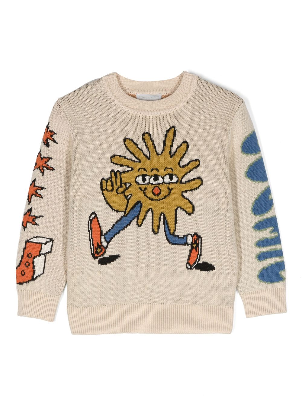 Stella McCartney Kids Cosmic Cowboy 毛衣 - 中性色