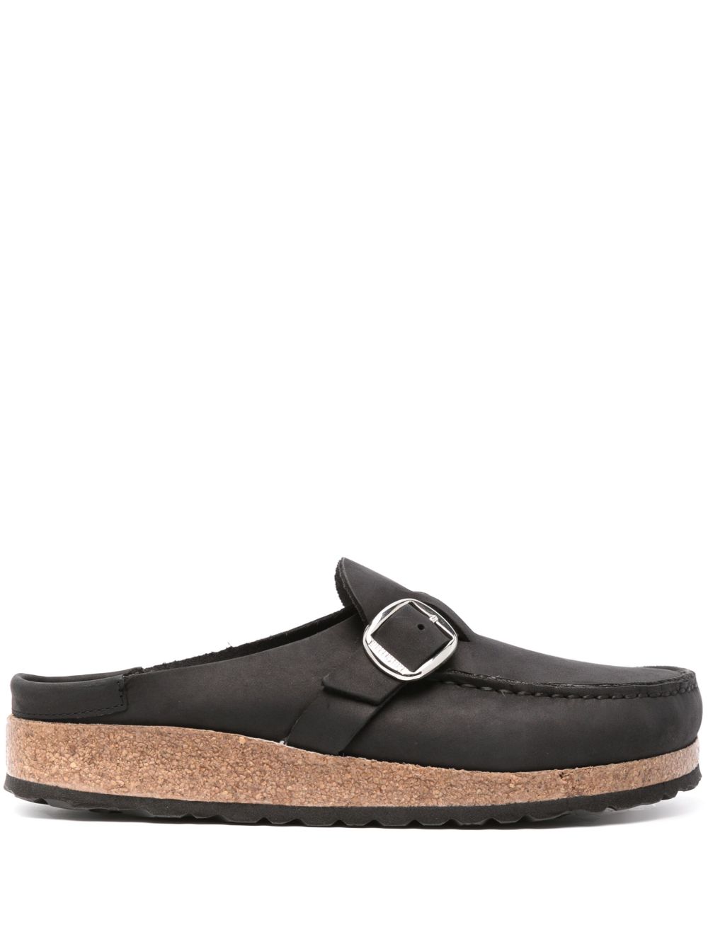 Birkenstock Buckley 皮质乐福鞋 - 黑色