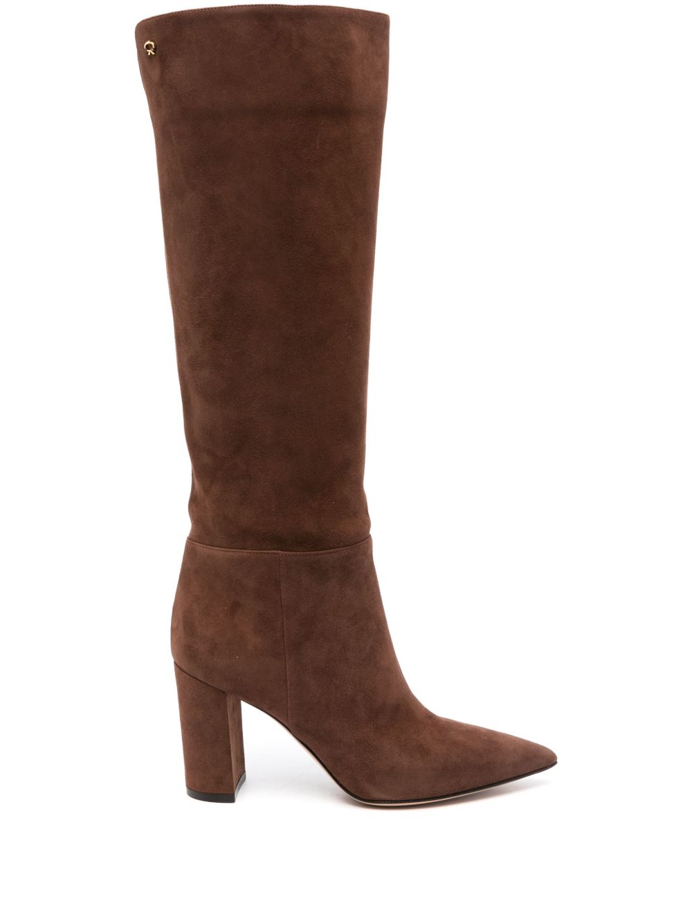 Gianvito Rossi Piper 靴子（8.5厘米） - 褐色