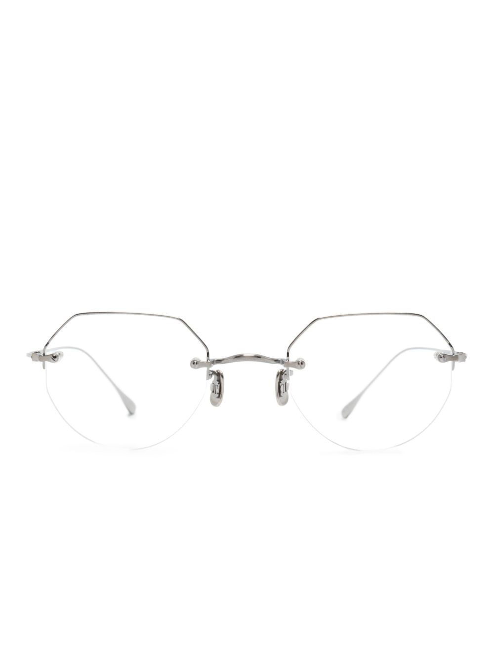 Eyevan7285 189 几何镜框眼镜 - 灰色