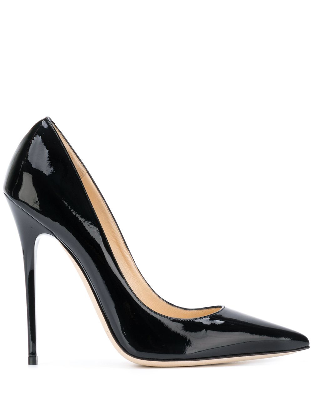 Jimmy Choo Anouk小牛皮高跟鞋 - 黑色