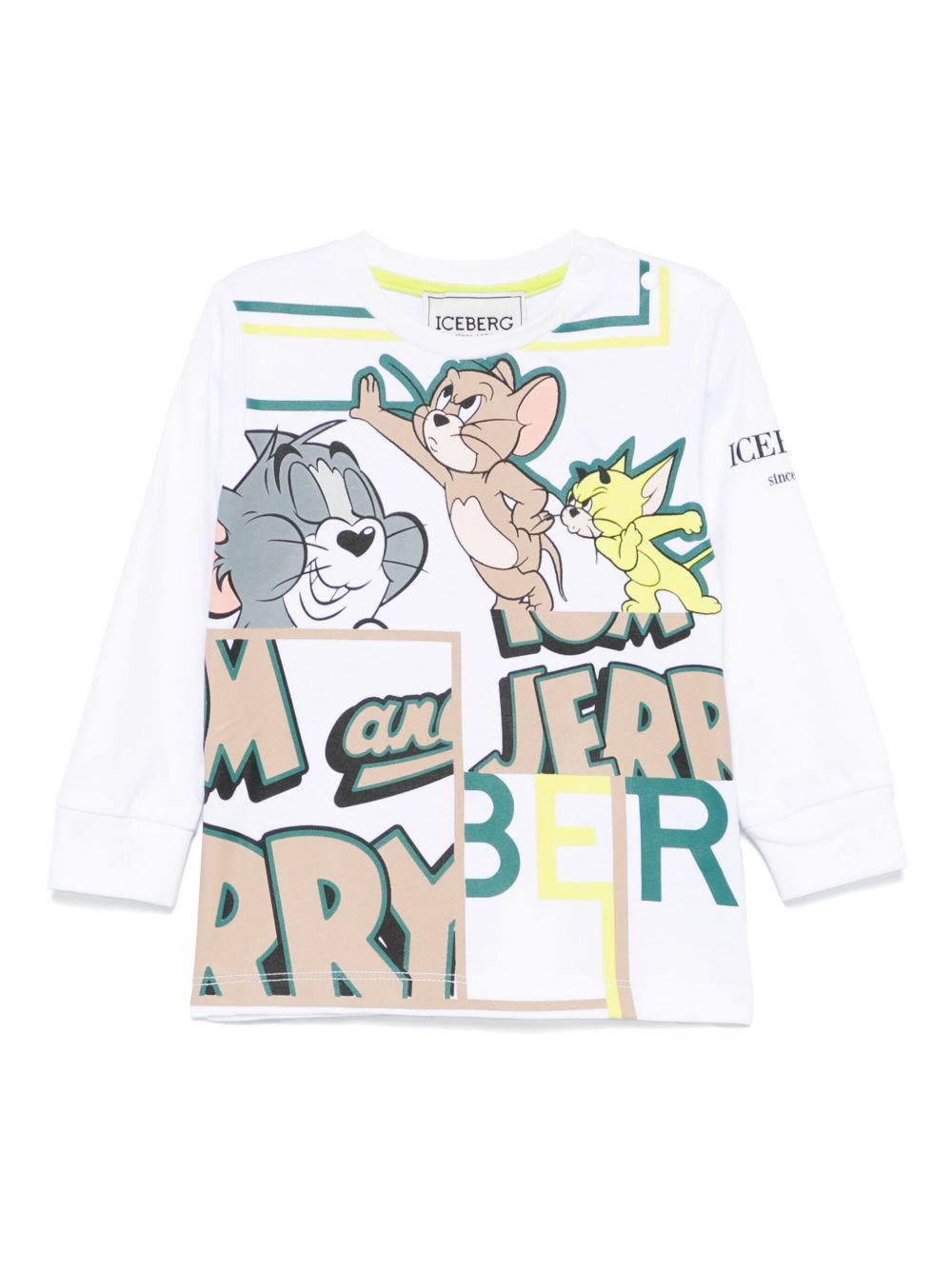 Iceberg Kids Tom & Jerry T恤 - 白色