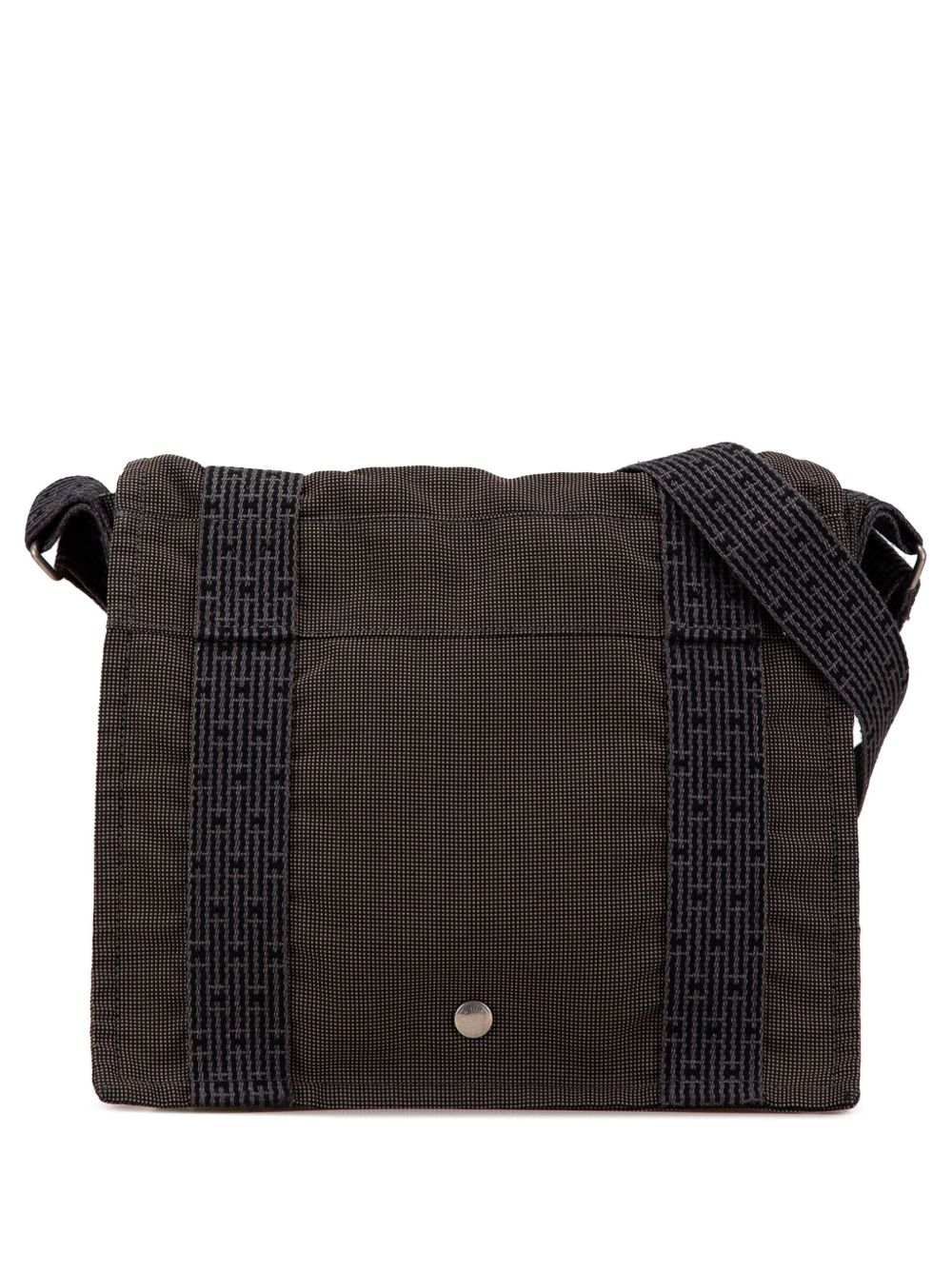 Hermès Pre-Owned Fourre Tout Besace Messenger PM 斜挎包（1900年代典藏款） - 灰色