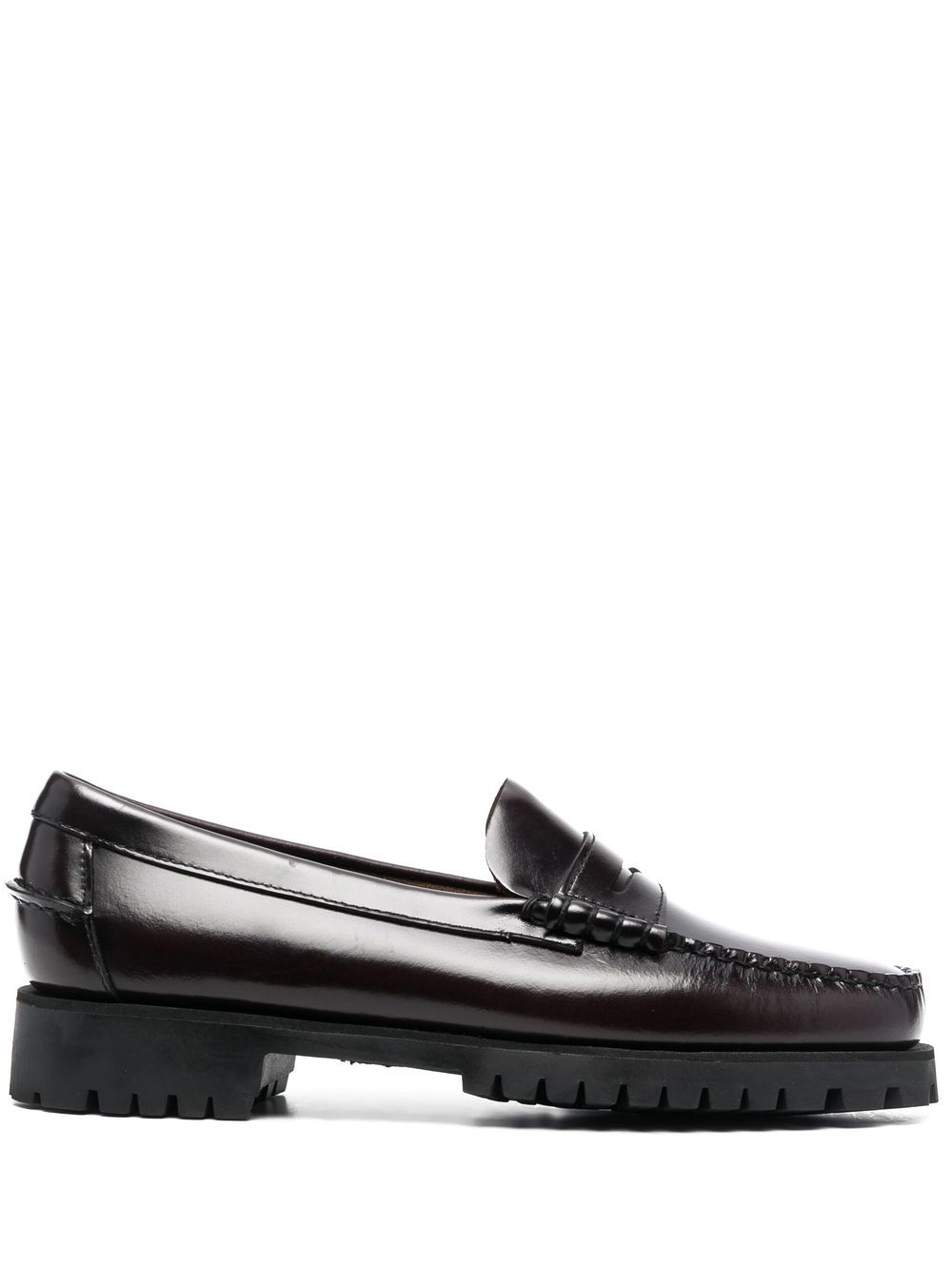 Sebago Dan 经典平底乐福鞋 - 褐色