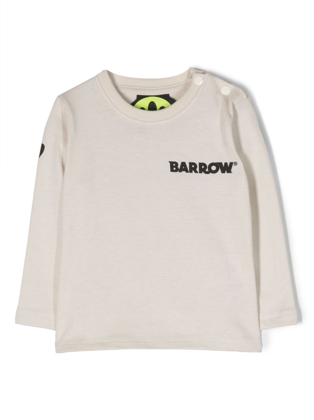 Barrow kids logo印花长袖T恤 - 中性色