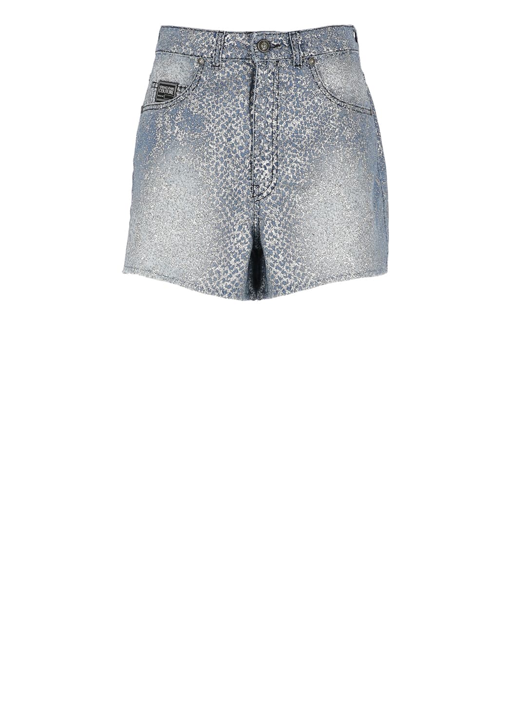 Versace Jeans Couture 闪粉动物纹短裤