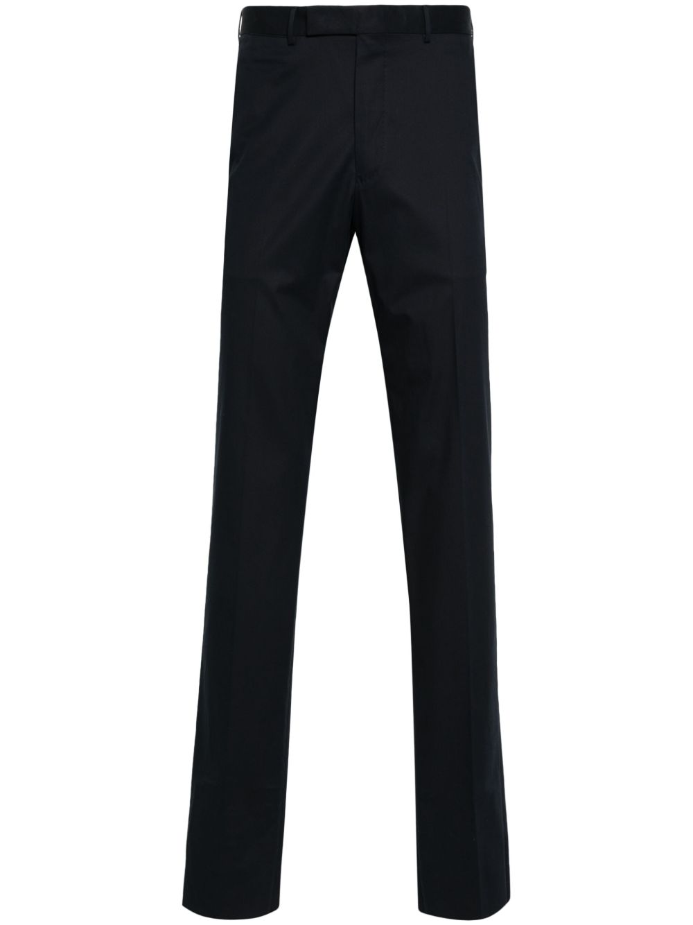 Zegna 压褶卡其裤 - 蓝色
