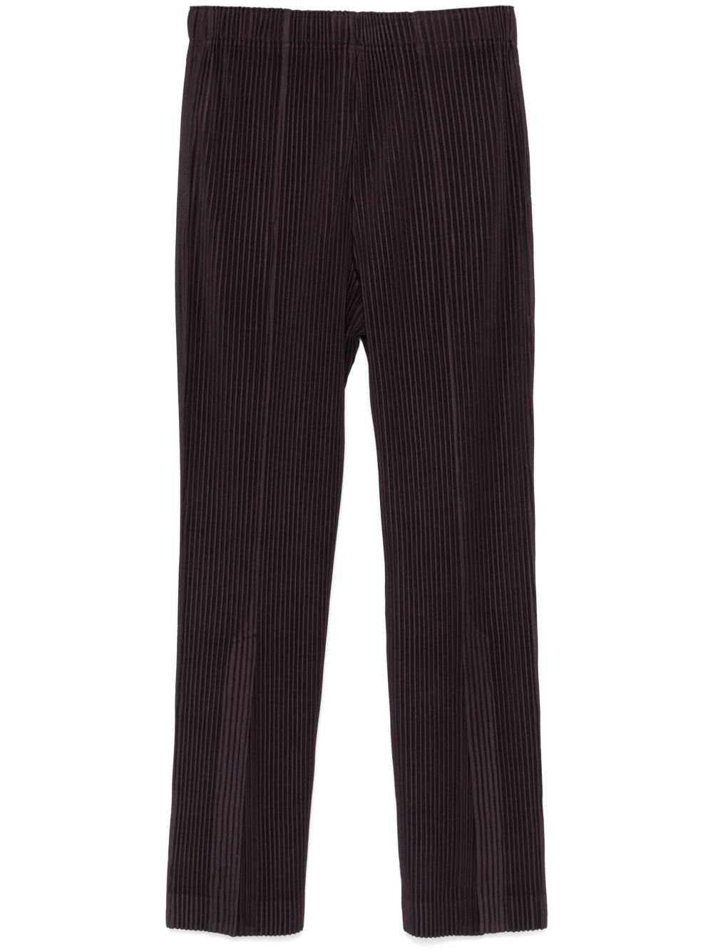 Homme Plissé Issey Miyake 细褶长裤 - 灰色