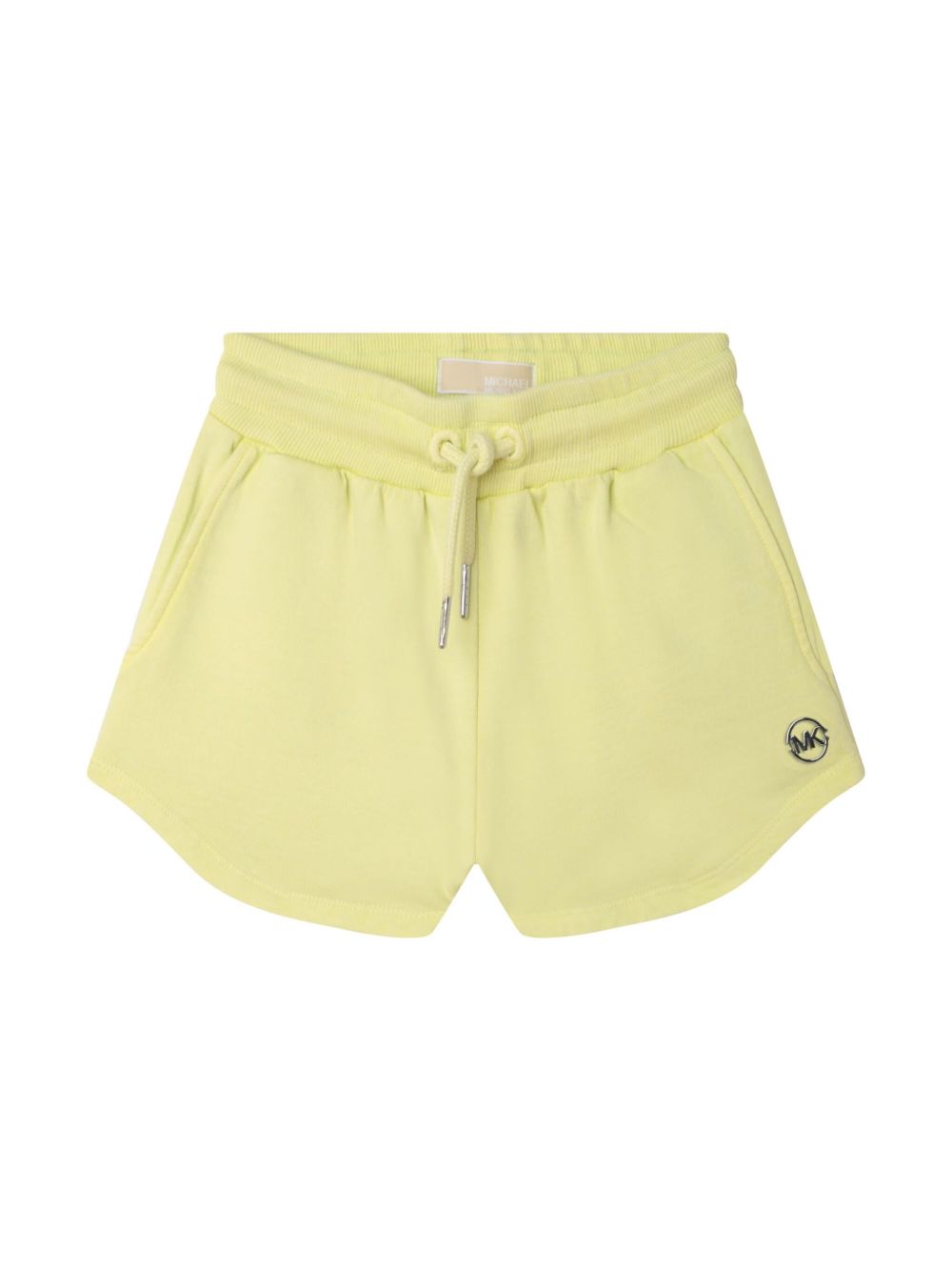 Michael Kors Kids logo标牌运动短裤 - 黄色