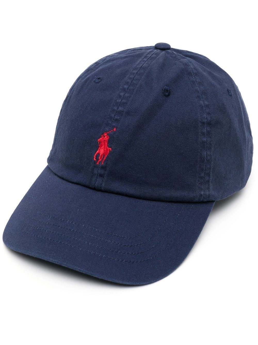 Polo Ralph Lauren logo刺绣棒球帽 - 蓝色