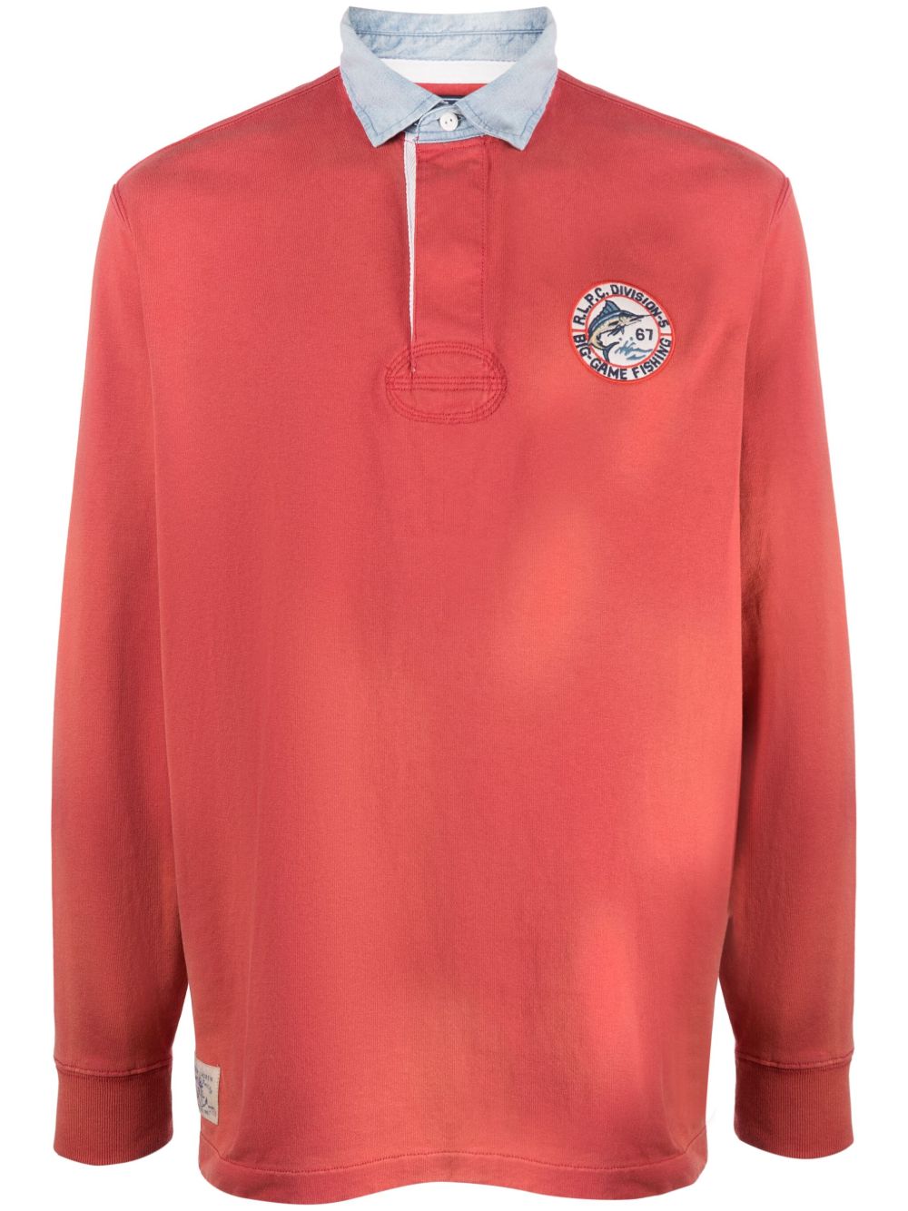 Polo Ralph Lauren 标贴棉polo衫 - 红色