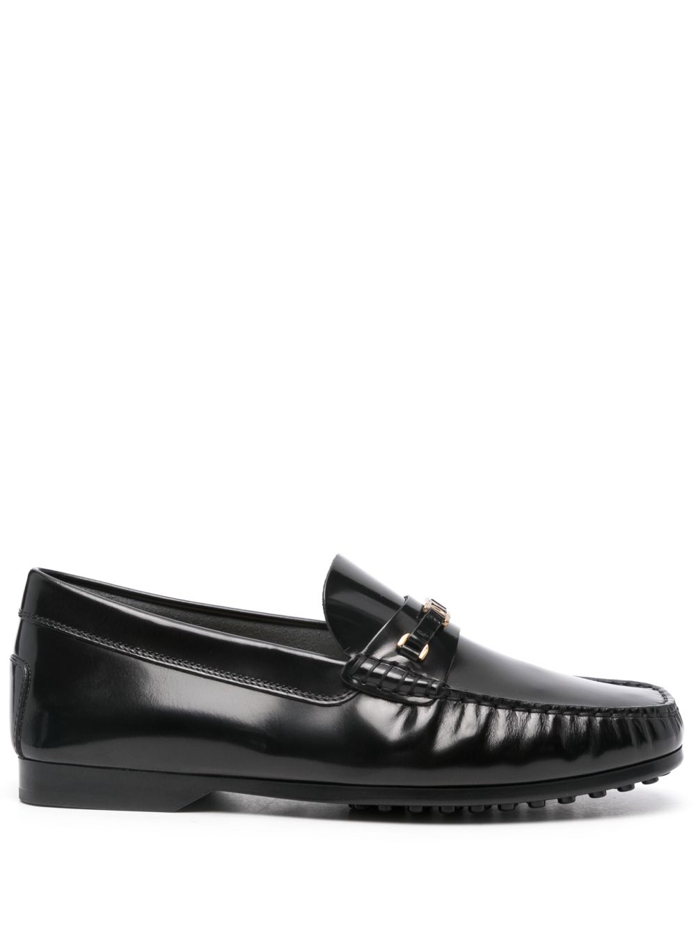 Tod's Gommino 皮质乐福鞋 - 黑色