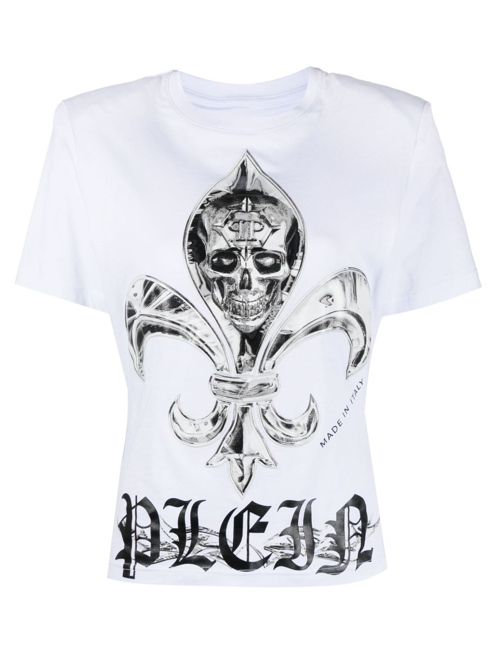Philipp Plein Sexy Pure Fit Chrome 棉T恤 - 白色