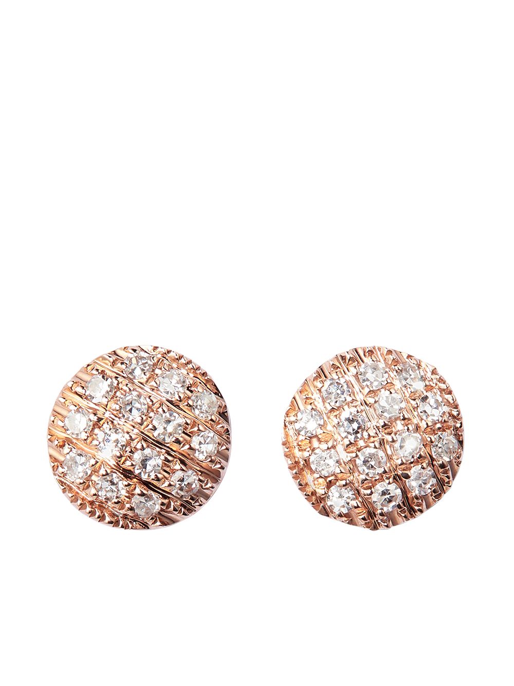 Dana Rebecca Designs Lauren Joy 14K玫瑰金钻石耳环 - 粉色