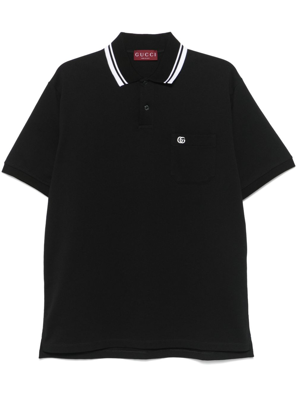 Gucci Web polo衫 - 黑色