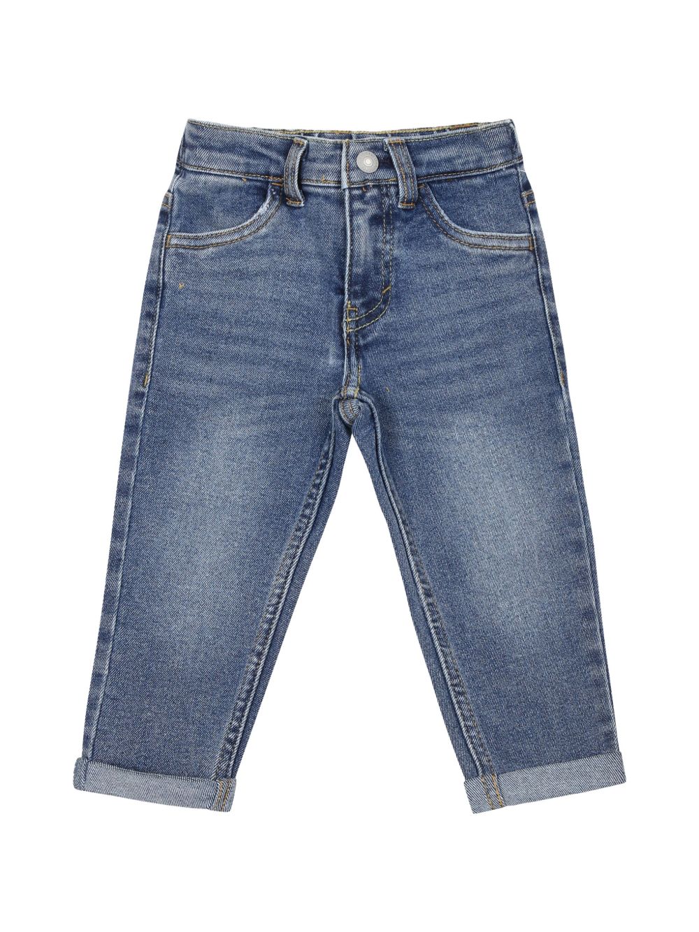 Levi's Kids 直筒牛仔裤 - 蓝色